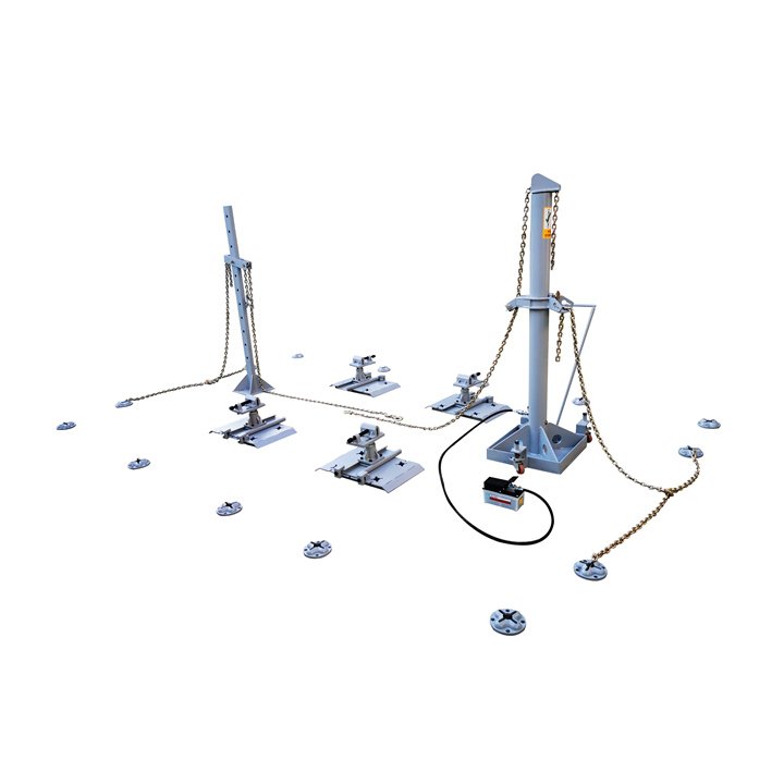 Auto Body Repair Floor System Car Collision Puller Anchor Pots Pulling System
